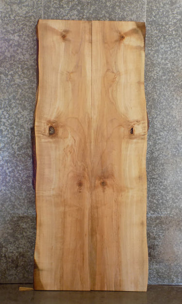 2- Bookmatched Live Edge Maple Dining Table Top Slabs 20570-20571